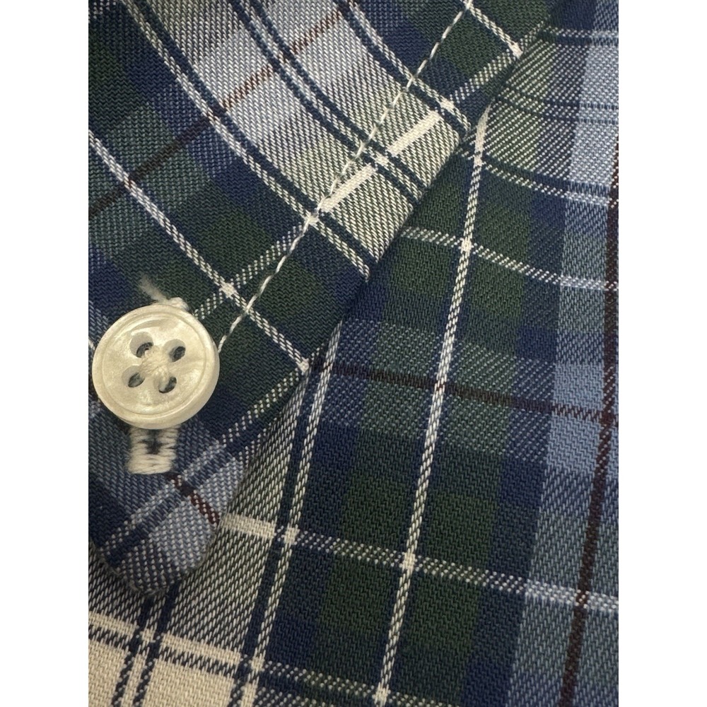 NWT Holderness & Bourne The Andrews Tailored Fit Button Down Shirt Blue MEDIUM - Picture 7 of 12